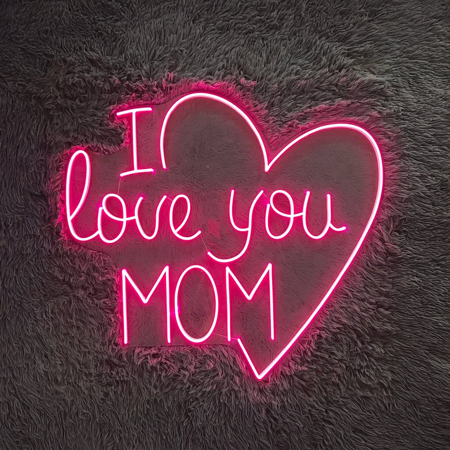 I Love You Mom Led Sign