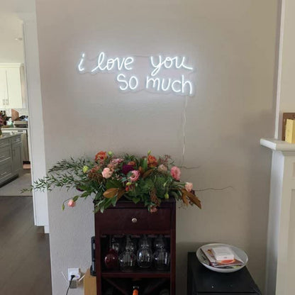 I Love You So Much Led Neon Light Sign | Shineneon