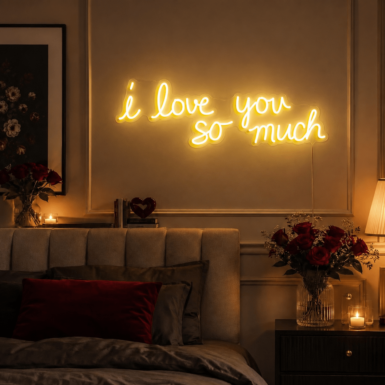 I Love You So Much Wall Decor LED Neon Sign - Shineneon
