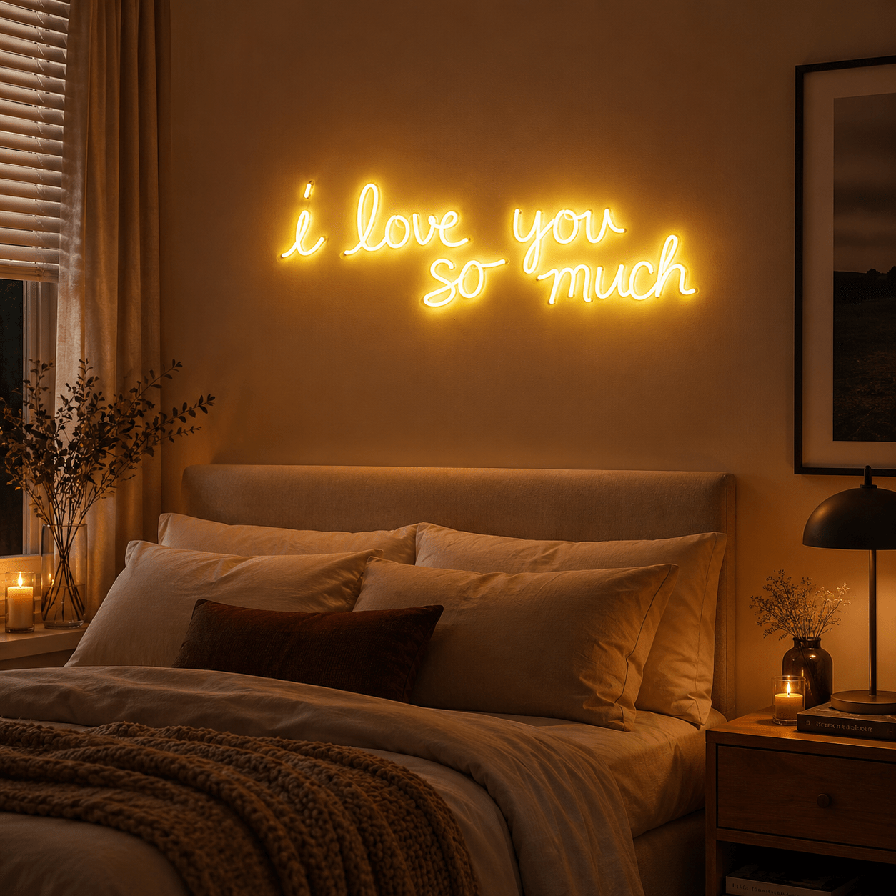 I Love You So Much Wall Decor LED Neon Sign - Shineneon