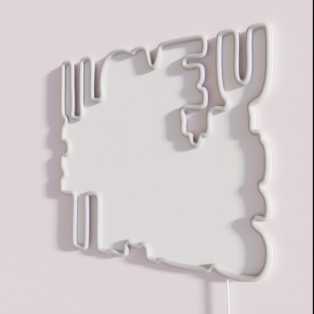 I Love You Three Times Car Favorite Love Funny Jee Rgb Led Neon Sign - Shineneon