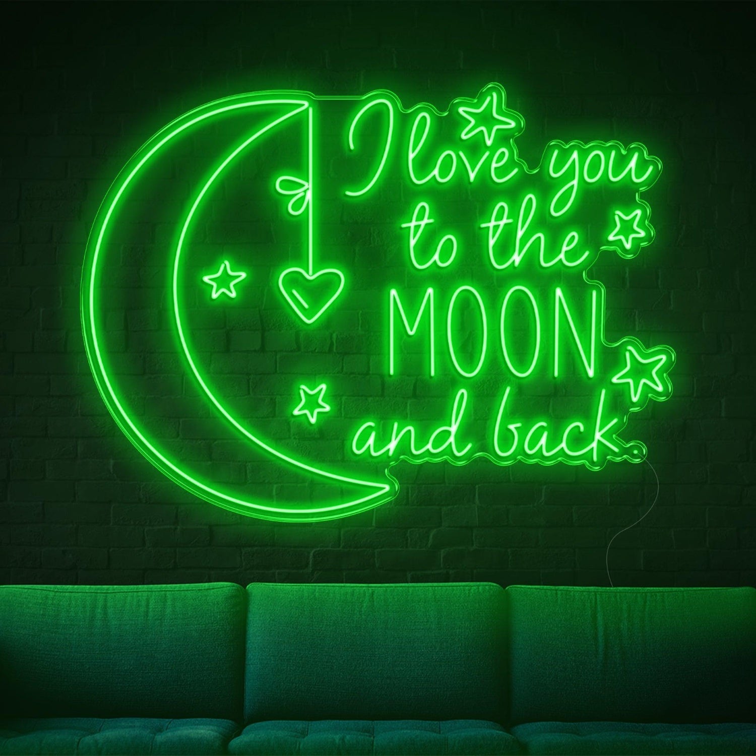 I Love You To The Moon And Back Led Neon Sign | Shineneon