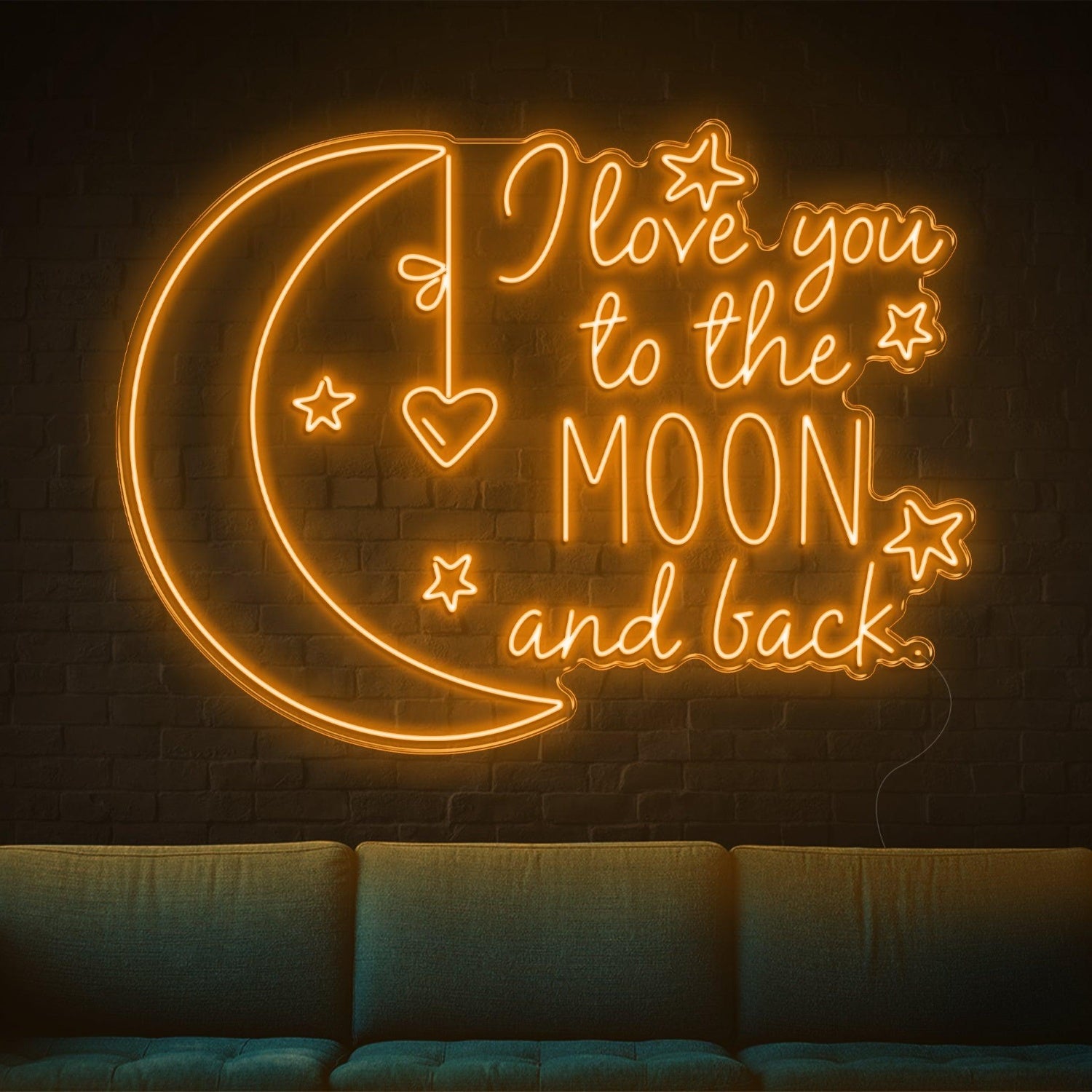 I Love You To The Moon And Back Led Neon Sign | Shineneon