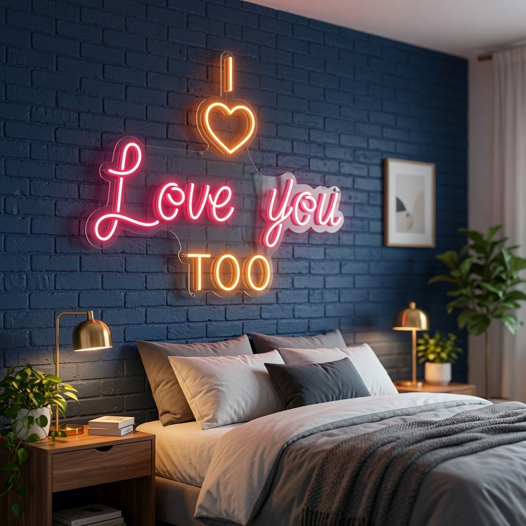 I Love You Too LED Neon Sign - Shineneon