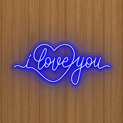 I Love You Wall Decor LED Neon Sign - 01 Original Product Image