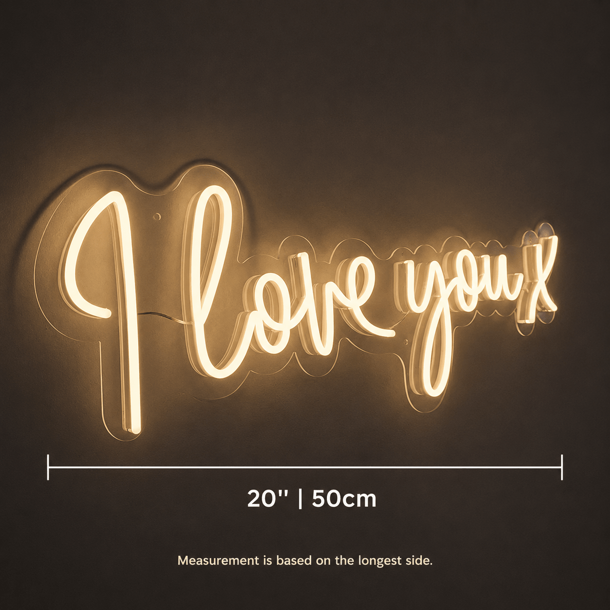I Love You X LED Neon Sign - Shineneon