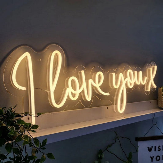 I Love You X Led Sign Business Neon Sign