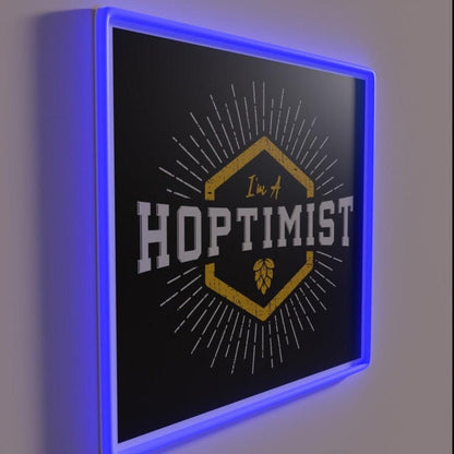 I M A Hoptimist Starburst Style Rgb Led Neon Sign - Shineneon