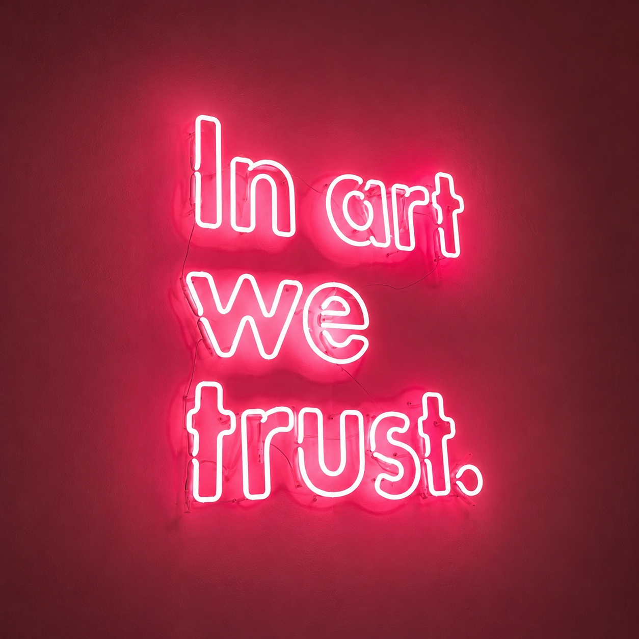I M Art We Trust Wall Decor LED Neon Sign - 02 High-Converting Product Image
