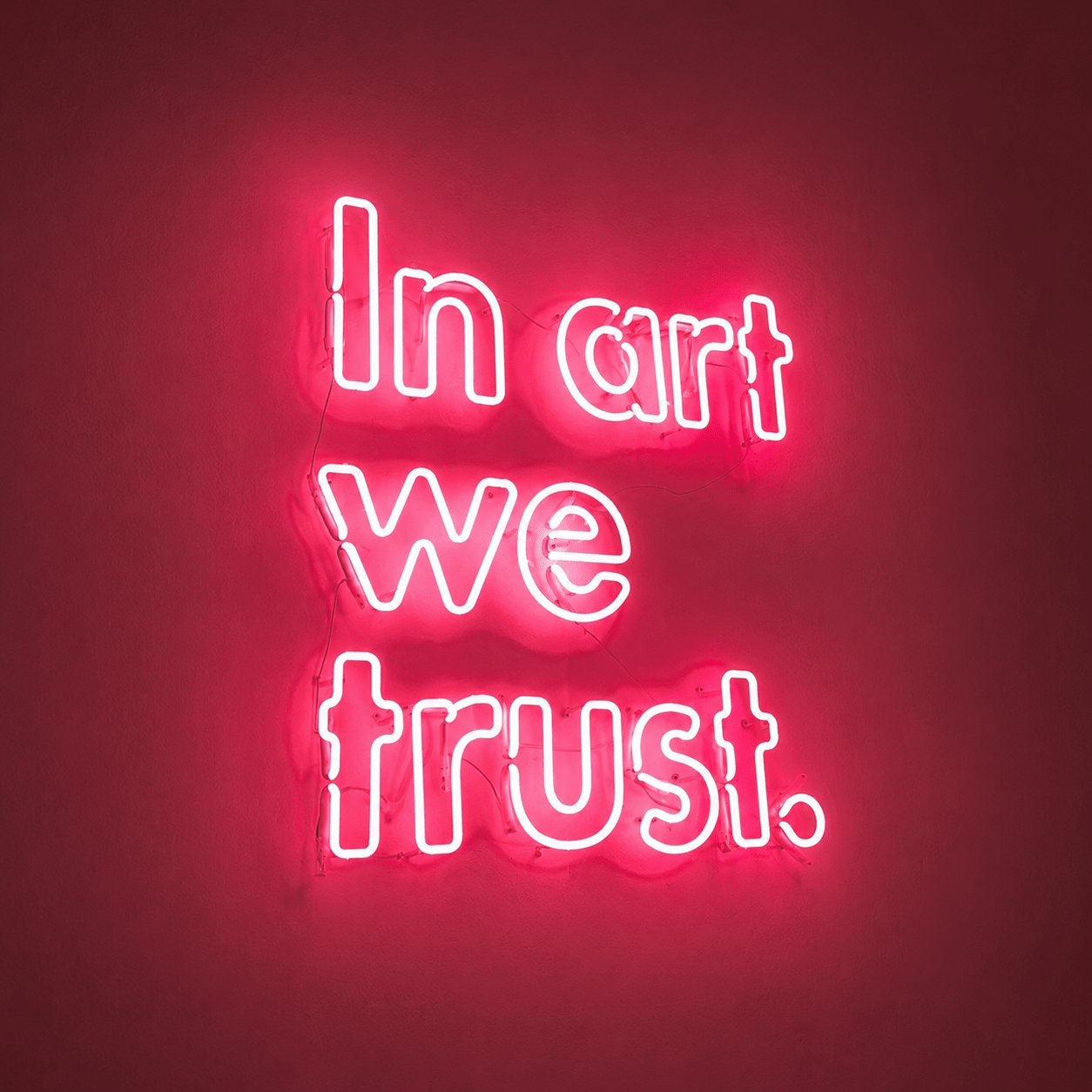 I M Art We Trust Wall Decor LED Neon Sign - Shineneon