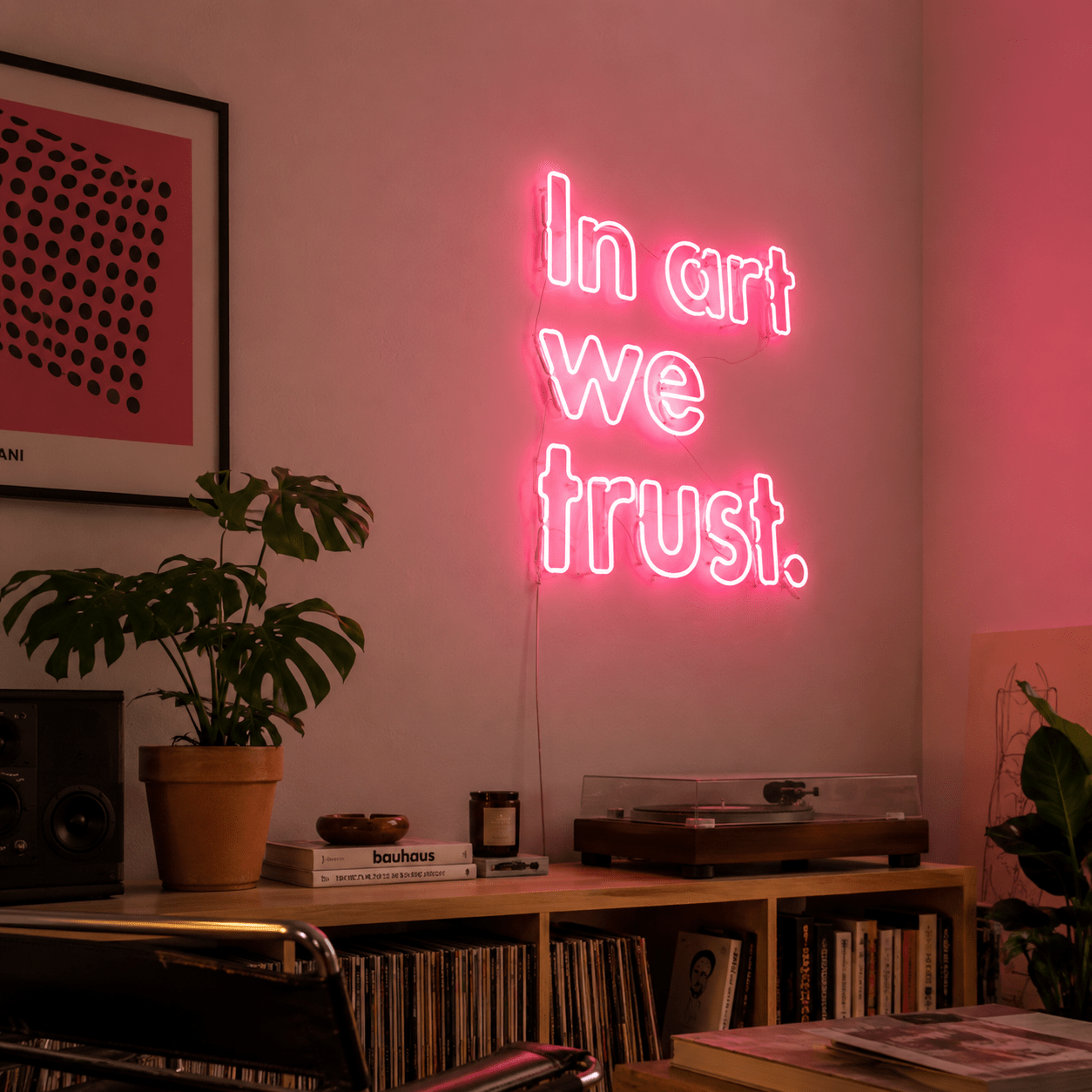 I M Art We Trust Wall Decor LED Neon Sign - Shineneon