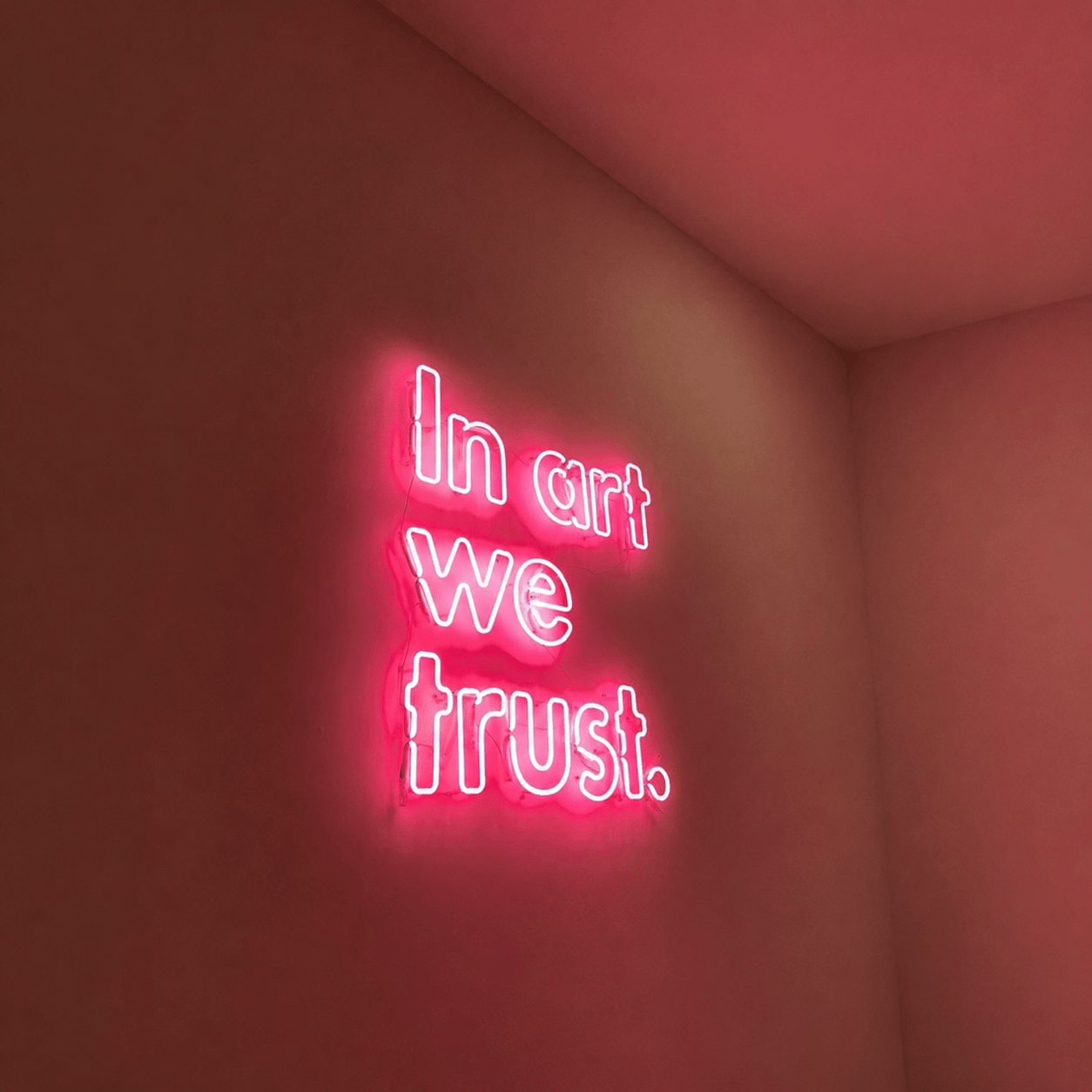 I M Art We Trust Wall Decor LED Neon Sign - Shineneon