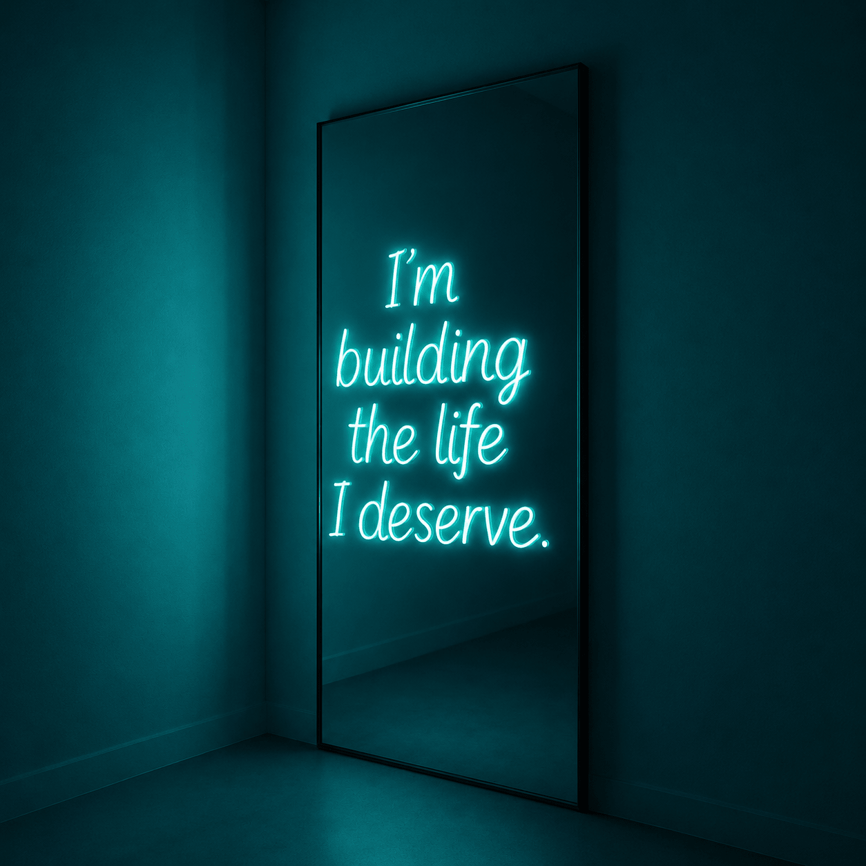 I M Building The Life I Deserves LED Neon Sign - Shineneon