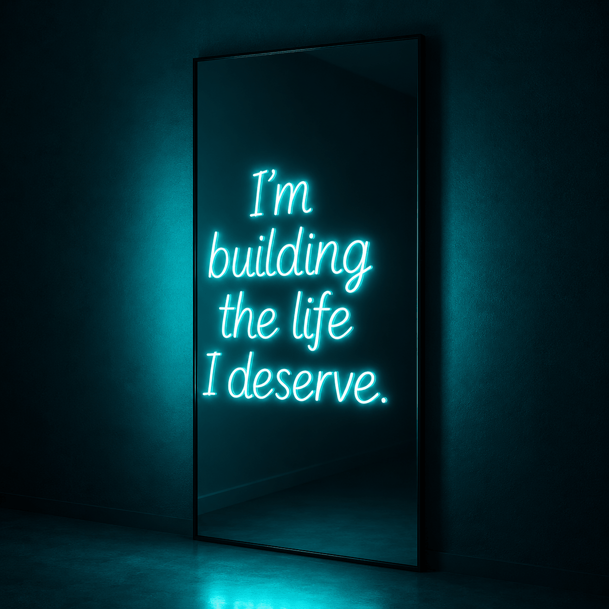 I M Building The Life I Deserves LED Neon Sign - Shineneon