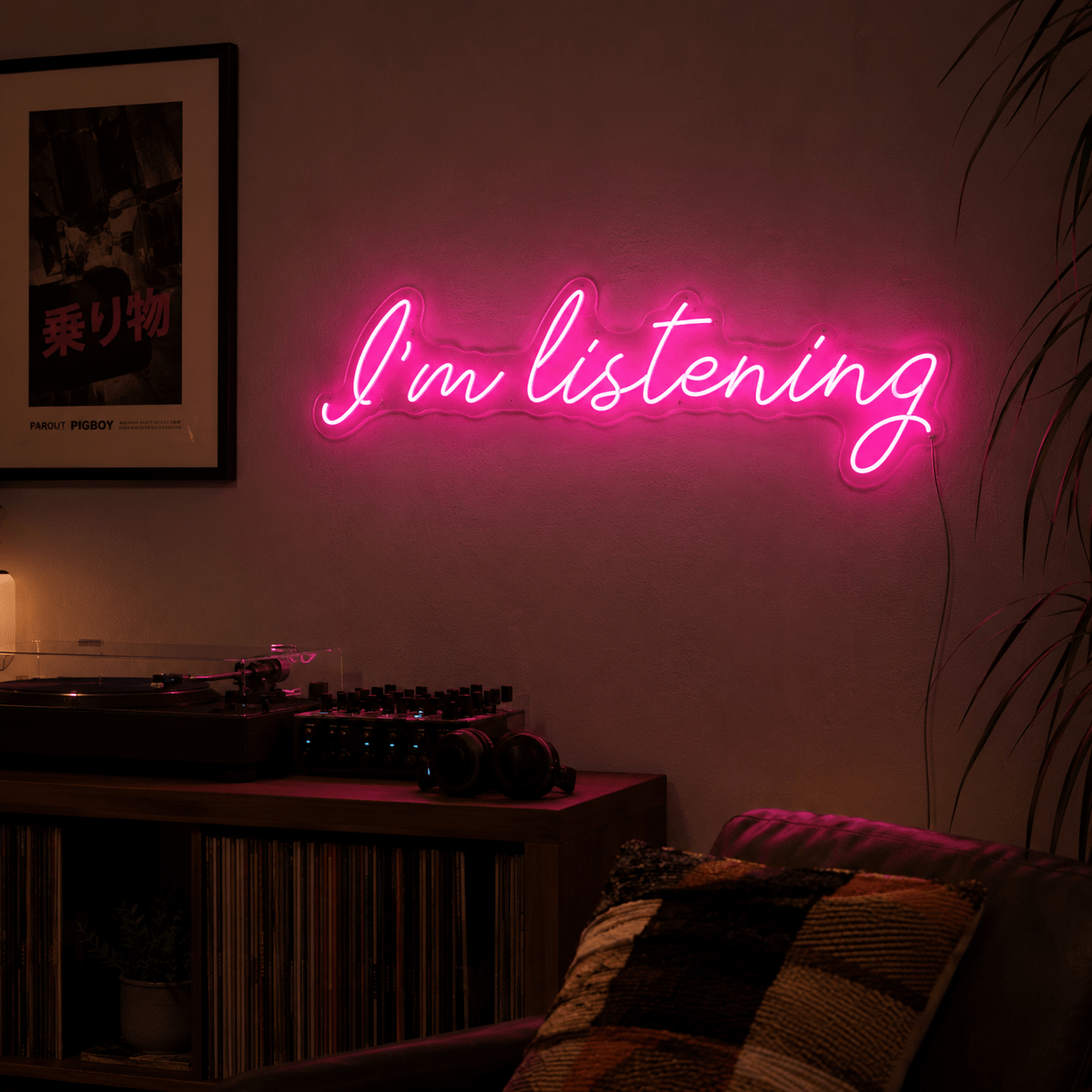 I M Listening Wall Decor LED Neon Sign - Shineneon