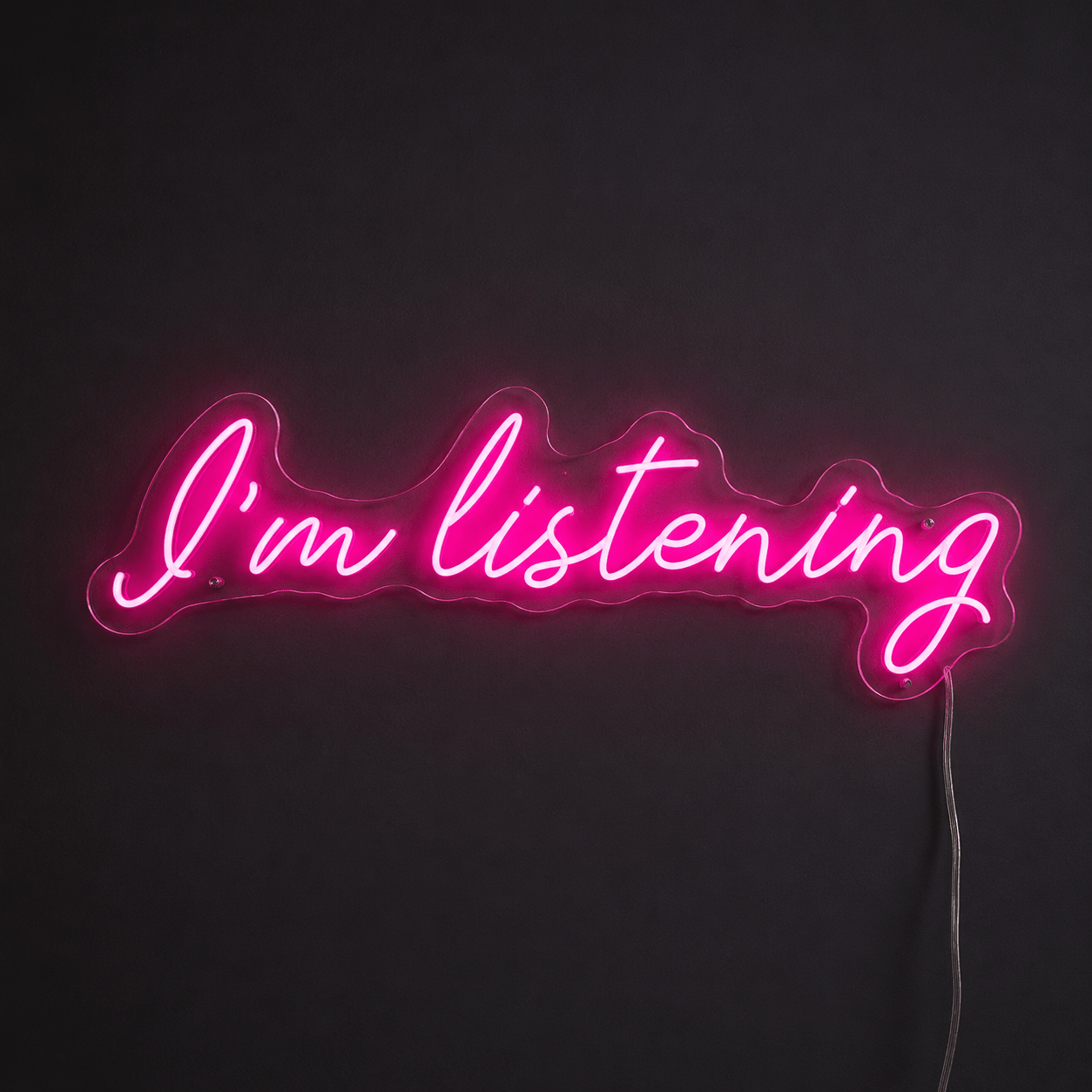 I M Listening Wall Decor LED Neon Sign - Shineneon
