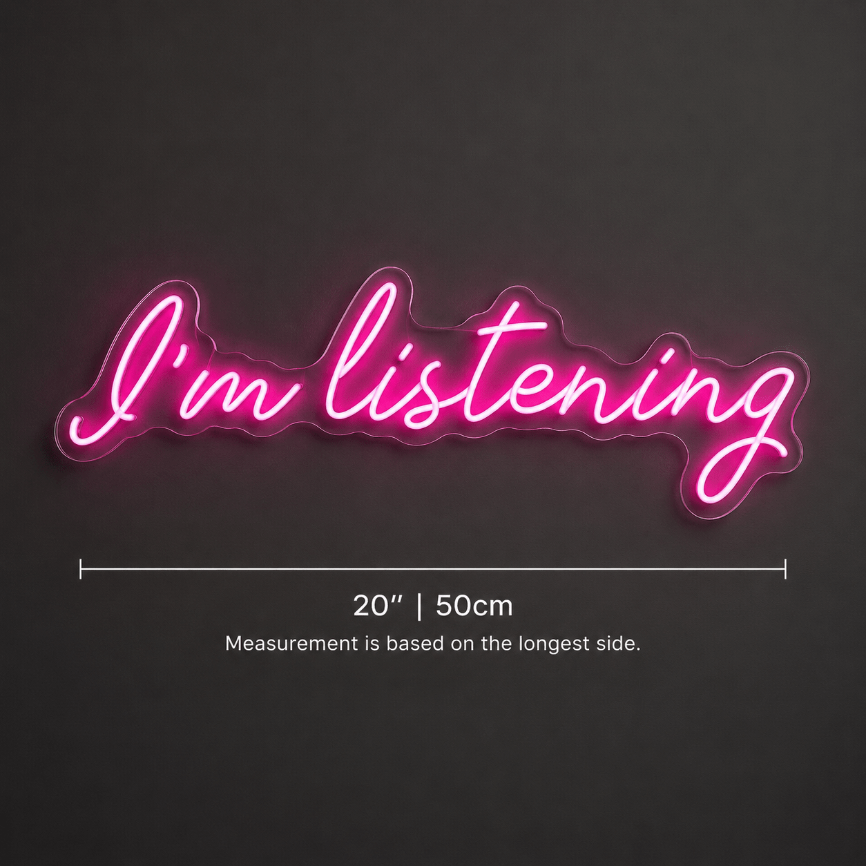 I M Listening Wall Decor LED Neon Sign - Shineneon