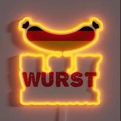 I M On My Wurst Behavior Rgb Led Neon Sign - Shineneon