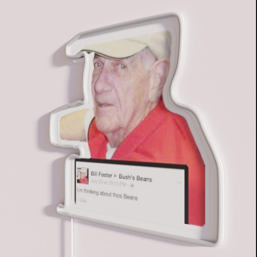 I M Thinking About Thos Beans Man Rgb Led Neon Sign