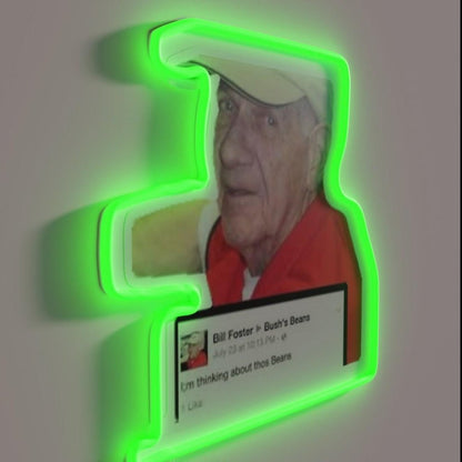 I M Thinking About Thos Beans Man Rgb Led Neon Sign - Shineneon