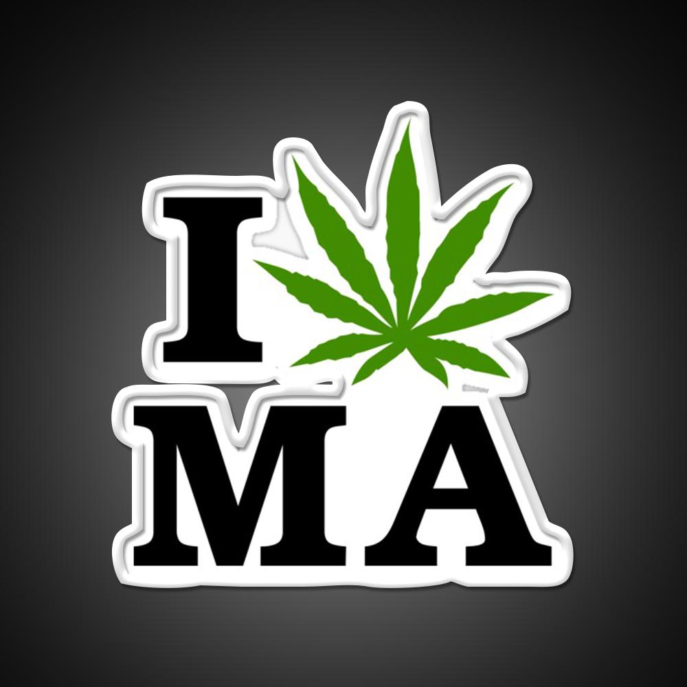 I Massachusetts Hemp Inspired Green Leaf Led Neon Sign Rgb Color - LED neon sign view 11