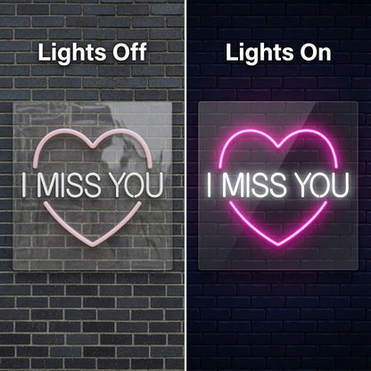 I Miss You LED Neon Sign Wall Neon Sign - Shineneon