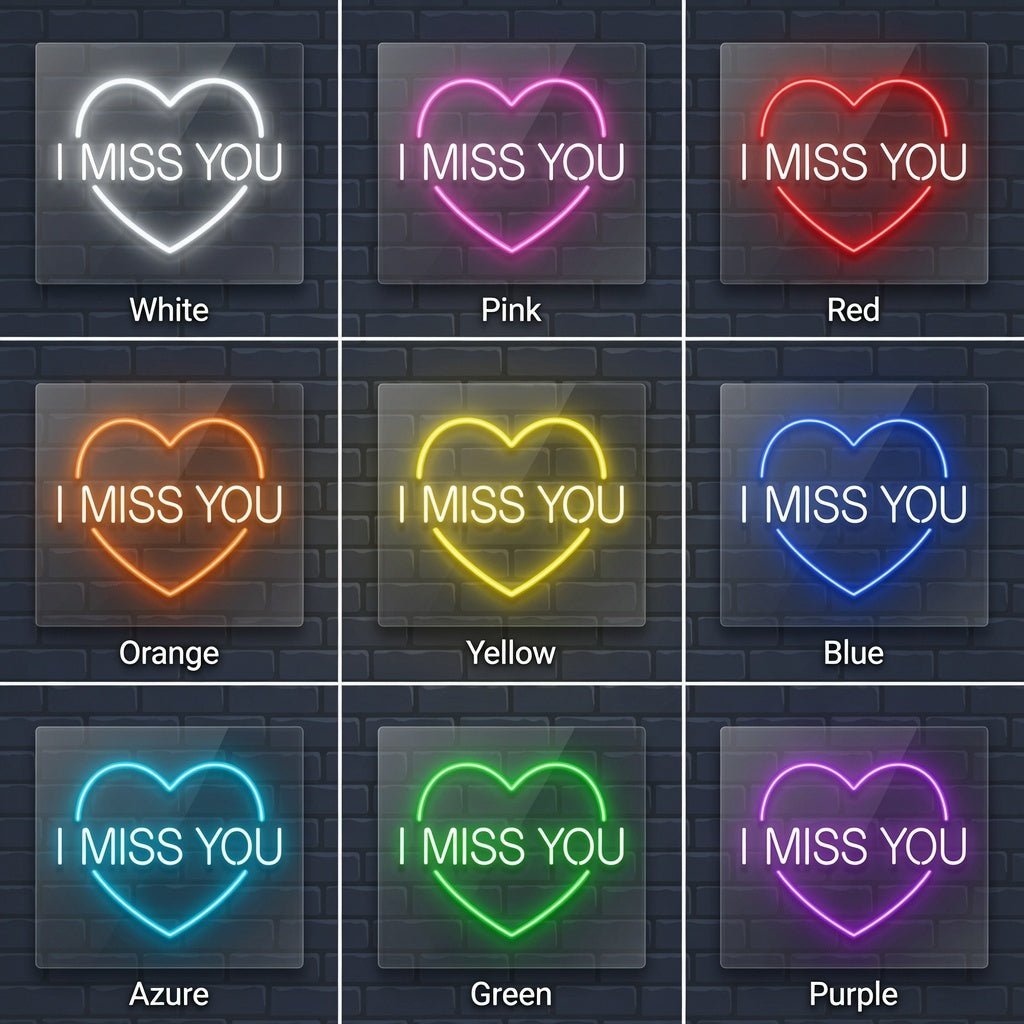 I Miss You LED Neon Sign Wall Neon Sign - Shineneon