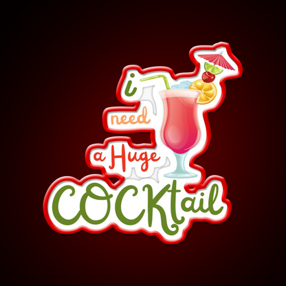 I Need A Huge Cocktail Bar Decor Led Neon Sign Rgb Color - LED neon sign view 10
