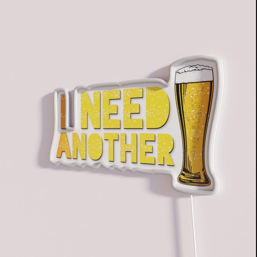 I Need Another Beer Rgb Led Neon Sign - Shineneon