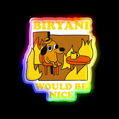 I Need Biryani Led Neon Sign Chinese Food Rgb Color
