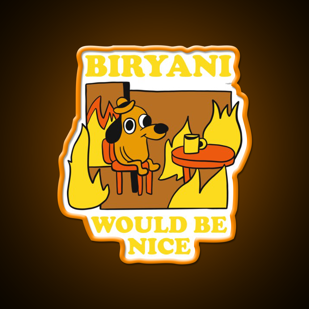 I Need Biryani Led Neon Sign Chinese Food Rgb Color