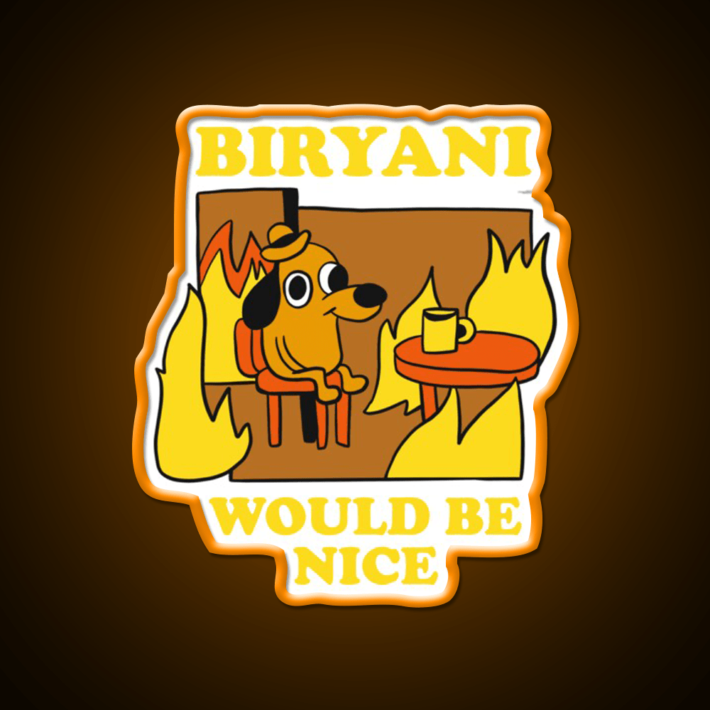 I Need Biryani Led Neon Sign Chinese Food Rgb Color - Shineneon