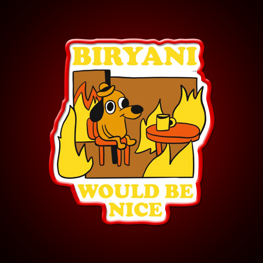 I Need Biryani Led Neon Sign Chinese Food Rgb Color - Shineneon