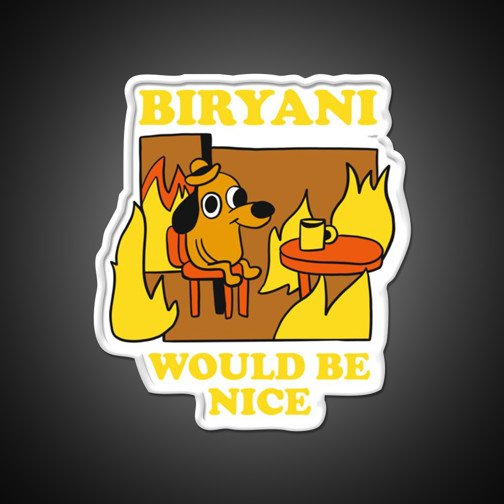 I Need Biryani Led Neon Sign Chinese Food Rgb Color