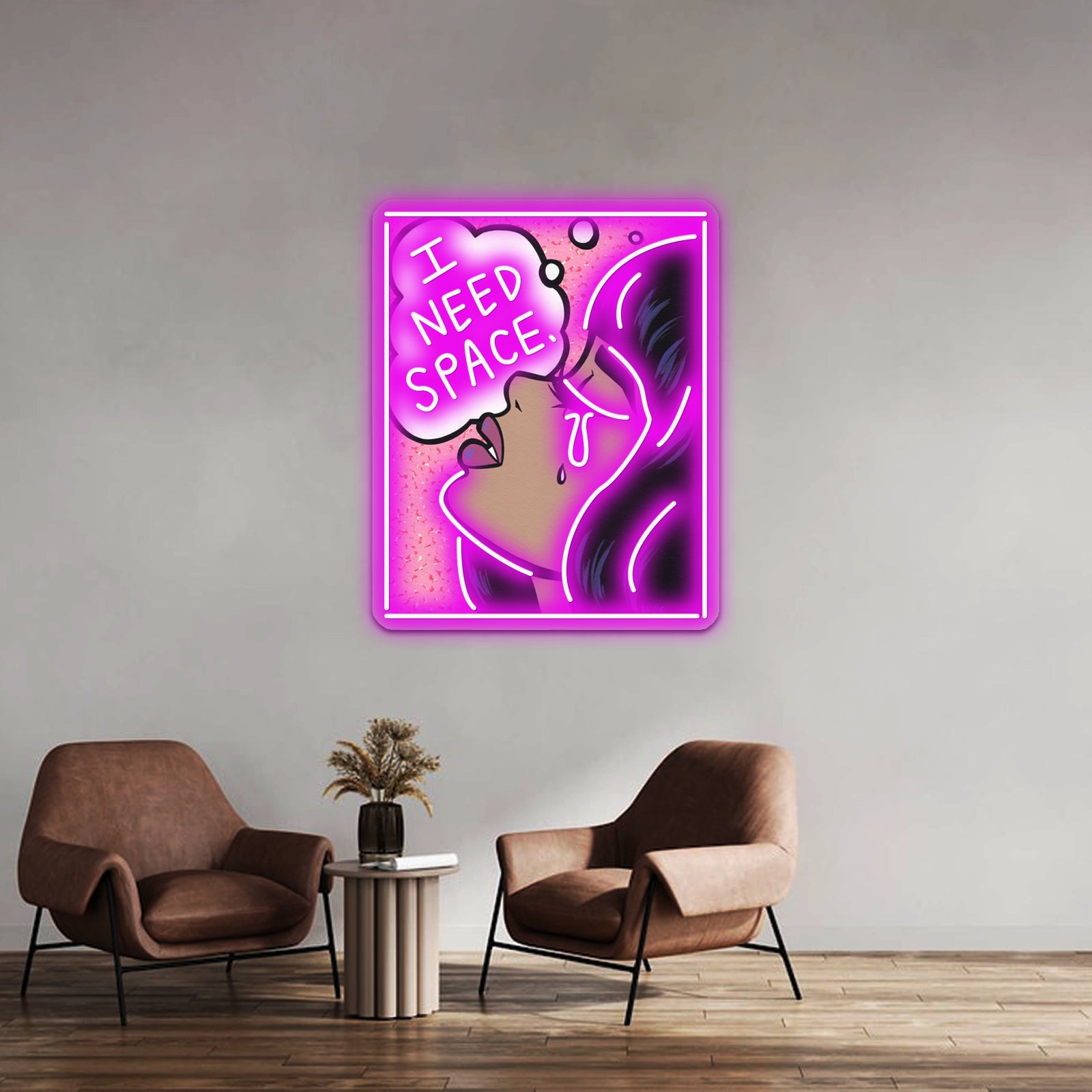 I Need Space For More Plants Artwork Led Custom Signs