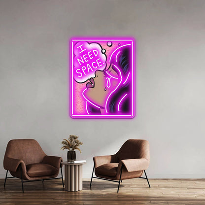 I Need Space For More Plants Artwork Led Custom Signs - Shineneon