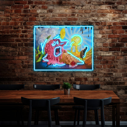 I Smell Ice Cream Chunk Goonies Artwork Led Custom Signs