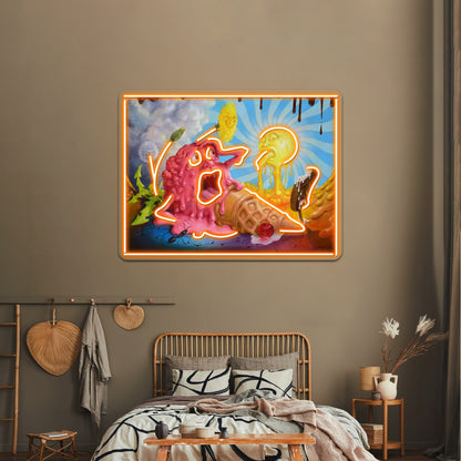 I Smell Ice Cream Chunk Goonies Artwork Led Custom Signs