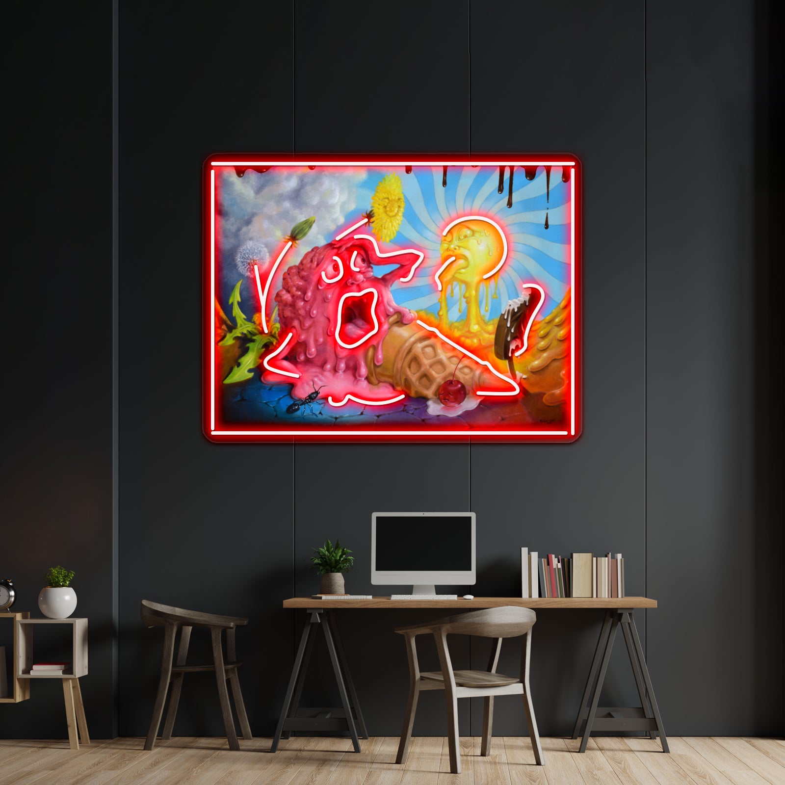 I Smell Ice Cream Chunk Goonies Artwork Led Custom Signs