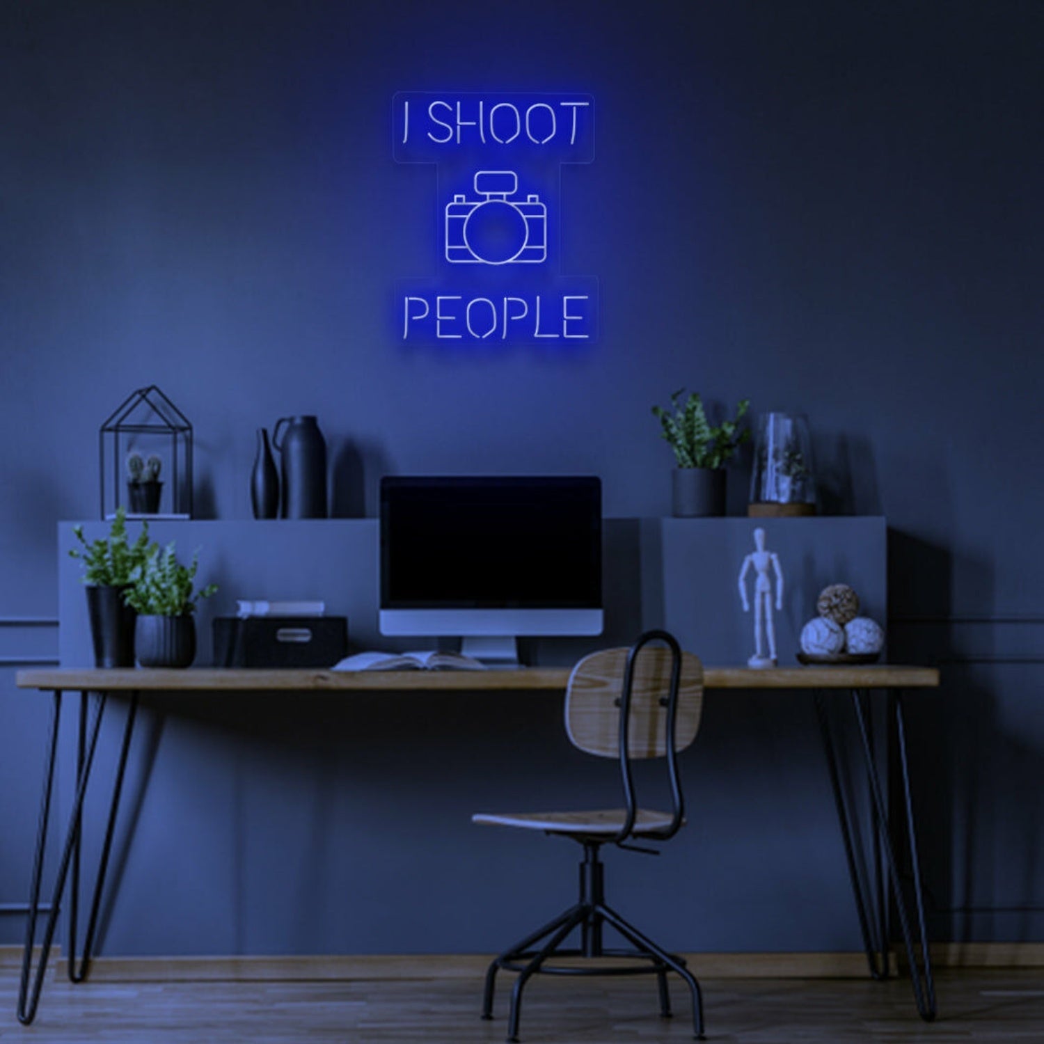 I Shoot People Photographers Neon Tribute To Capturing Moments - Shineneon