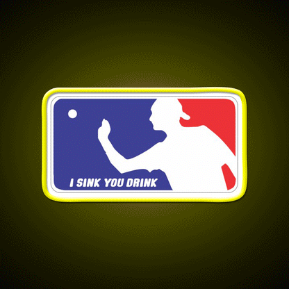 I Sink You Drink Beer Bar Decor Led Neon Sign Rgb Color - Custom LED neon sign front view