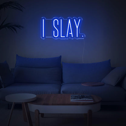 I Slay Red Led Neon Sign For Modern Home Decor | Shineneon