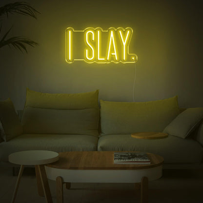 I Slay Red Led Neon Sign For Modern Home Decor | Shineneon