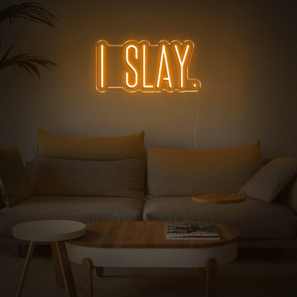I Slay Red Led Neon Sign For Modern Home Decor | Shineneon