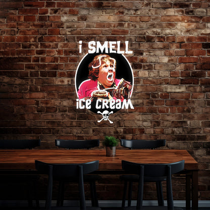 I Smell Ice Cream Chunk Goonies Artwork Led Custom Signs - Shineneon