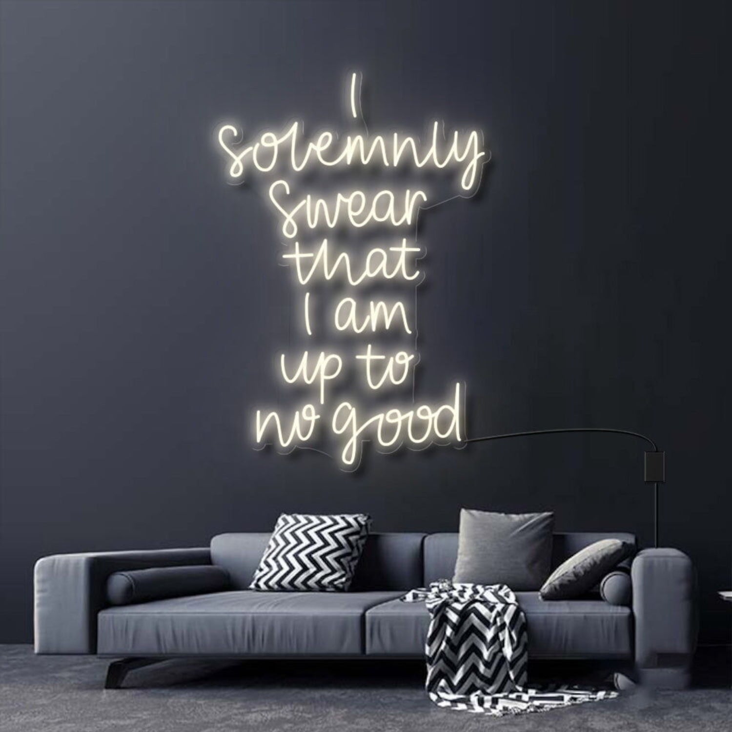 I Solemnly Swear I Am Up To No Good Led Neon Sign | Shineneon