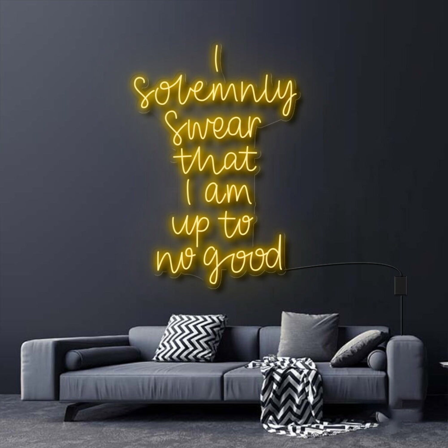 I Solemnly Swear I Am Up To No Good Led Neon Sign | Shineneon