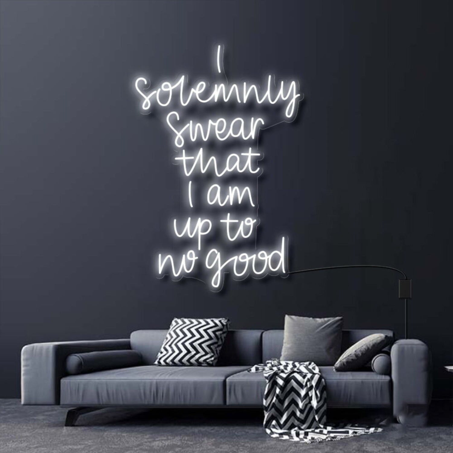I Solemnly Swear I Am Up To No Good Led Neon Sign | Shineneon