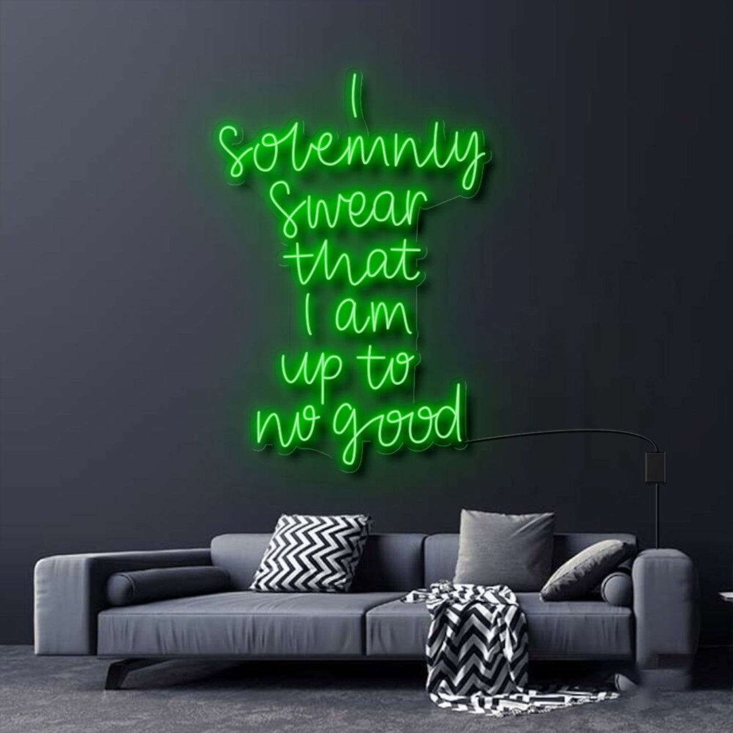 I Solemnly Swear I Am Up To No Good Led Neon Sign | Shineneon