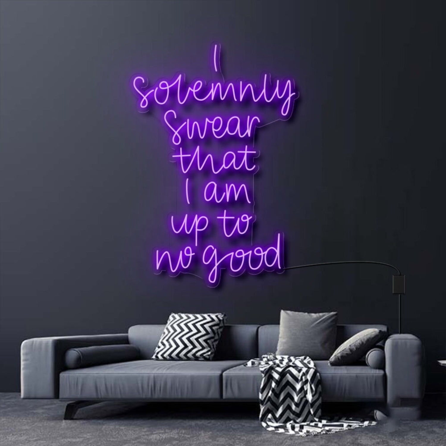 I Solemnly Swear I Am Up To No Good Led Neon Sign | Shineneon